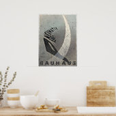 Poster mit Vintager László-Moholy-Nagy-Printwerbun (Küche)