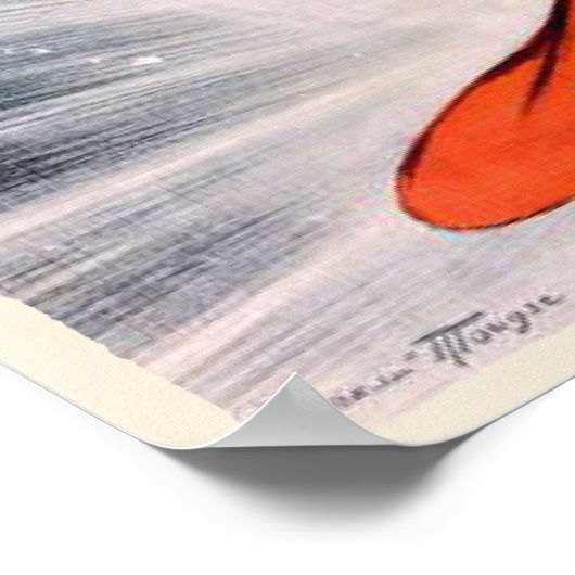 Poster mit Vintager Propaganda der UdSSR (Ecke)