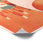 Poster mit Vintager sowjetischer Gewerkschaft Prop (Ecke)