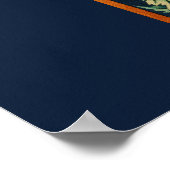 POSTER MIT WILLIAM MORRIS "PHEASANT" DESIGN (Ecke)