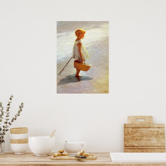 Poster mit wunderschöner I. Davidi-Malerei (Küche)