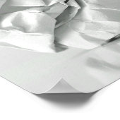Poster mit zerknüllter Papierkugel (Ecke)
