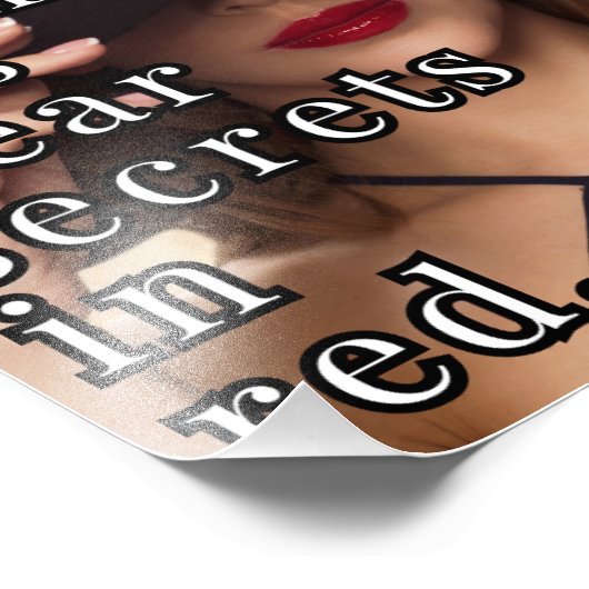 Poster mit Zitat (Ecke)