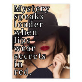 Poster mit Zitat (Vorne)