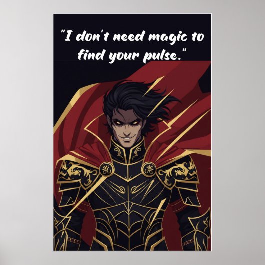 Poster mit Zitat aus dem Buch 'Powerless' (Vorne)