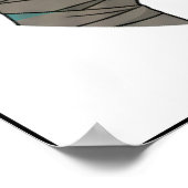 Poster mit Zitat aus Powerless (Ecke)