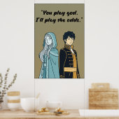 Poster mit Zitat aus Powerless Book (Küche)