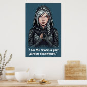 Poster mit Zitat aus Powerless Book (Küche)