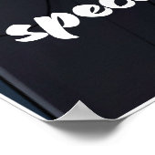 Poster mit Zitat aus Powerless Buch  (Ecke)