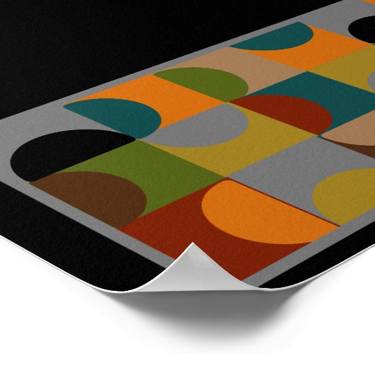 Poster Mitte des Jahrhunderts modern (Ecke)