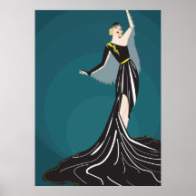 Poster-Modell der 1920er Jahre