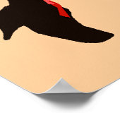 Poster modern3 rot (Ecke)