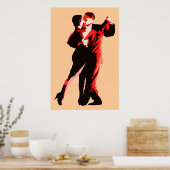 Poster modern3 rot (Küche)