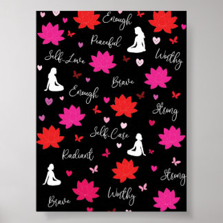 Poster | Moderne Selbstliebe-Line-Kunst-Druck