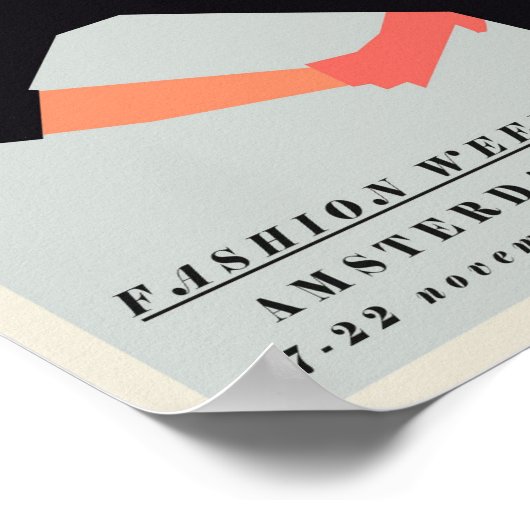 Poster - Modewoche Amsterdam 1952 (Ecke)