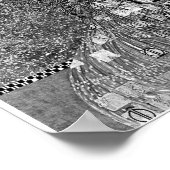 Poster-Monochrom-Klimt Poster (Ecke)