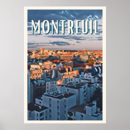 Poster Montreuil Foto Vintage