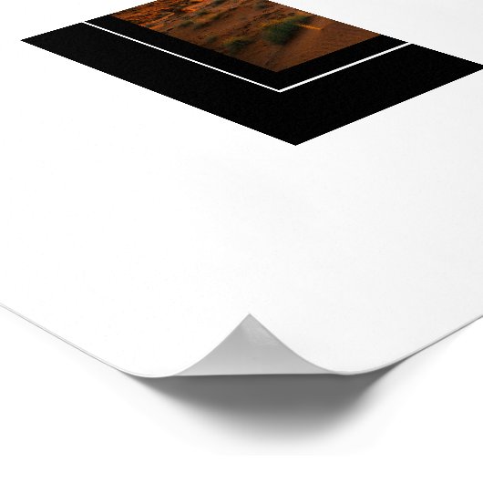 Poster Monument Valley (Ecke)