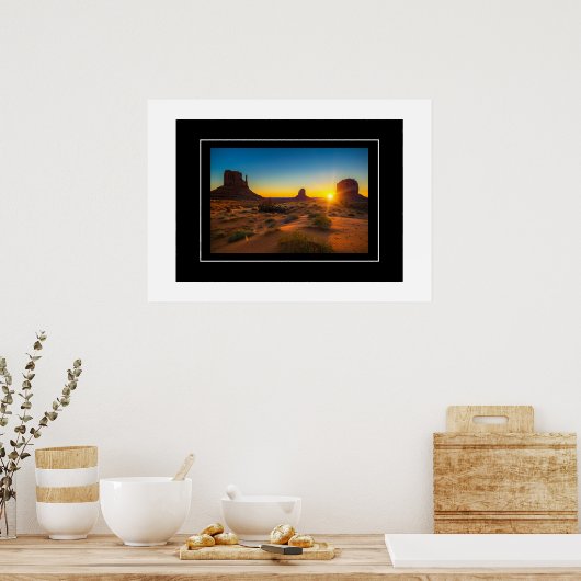 Poster Monument Valley (Küche)