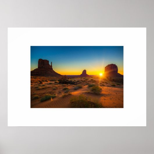 Poster Monument Valley (Vorne)