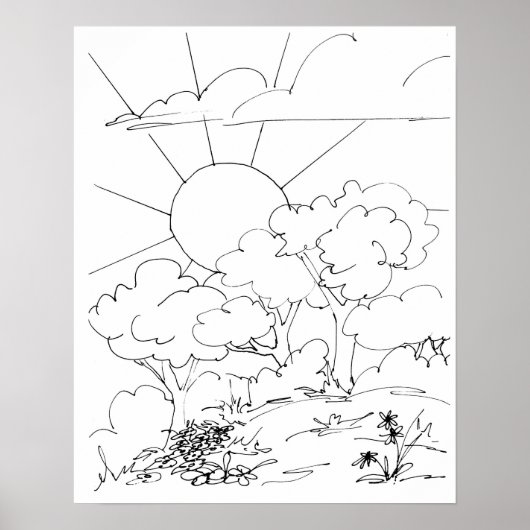 Poster - Morgengrauen (Vorne)