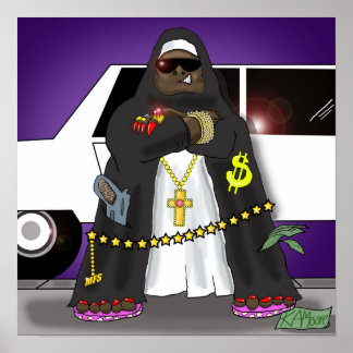 Poster "Motha-Soo-Peer-i-Yah - von Kev Moore