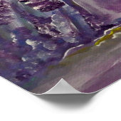 Poster Motiv "Lavender Cat" aus Archivpapier (Ecke)