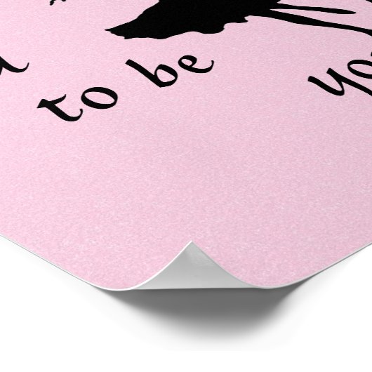 Poster "Motivierend Dancer" (Ecke)