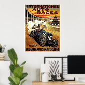 POSTER: MOTORSPORT INDIANAPOLIS 1914 POSTER (Heimbüro)
