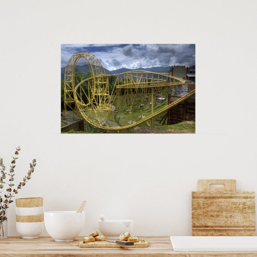 Poster "Mountaintop Untersetzer" (Küche)