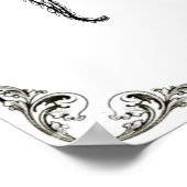 Poster "Mrs. Dees Maskenkunst" (Ecke)