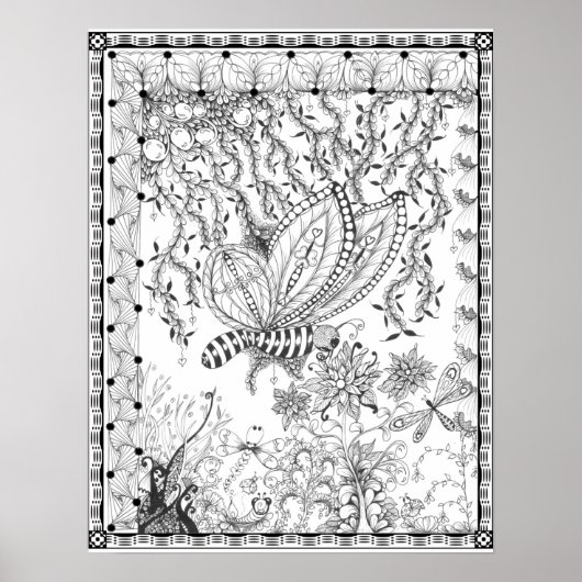 Poster "MrsDee's Butterfly Kisses" (Vorne)