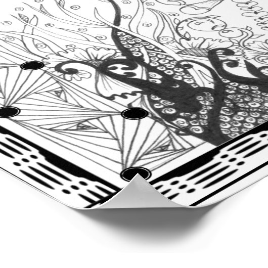 Poster "MrsDee's Butterfly Kisses" (Ecke)