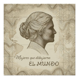 Póster Mujeres que dibujaron el mundo Poster