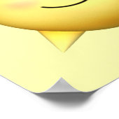 Poster mural glückliche Gesicht Sonnenschein 11x11 (Ecke)