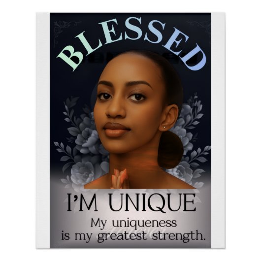 Poster mural Unique (Vorderseite)