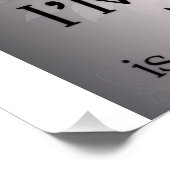 Poster mural Unique (Ecke)