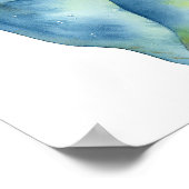 Poster - Muschel auf dem Meer (Ecke)