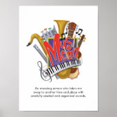 Poster "Musician" (Vorne)