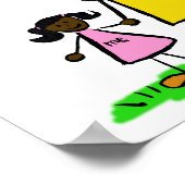 Poster "Mutter und Tochter" (Ecke)