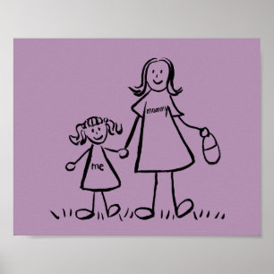 Poster "Mutter und Tochter"