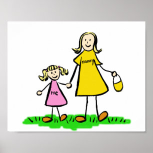 Poster "Mutter und Tochter"