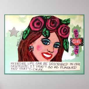 POSTER-MY GESAMTES LEBEN KANN BESCHRIEBEN WERDEN POSTER