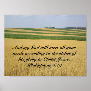 Poster My God will supply