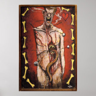 Poster "My Guts" von Angry Johnny