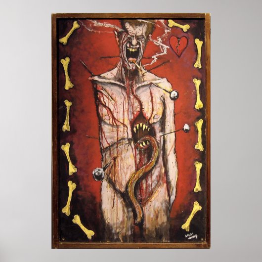 Poster "My Guts" von Angry Johnny (Vorne)