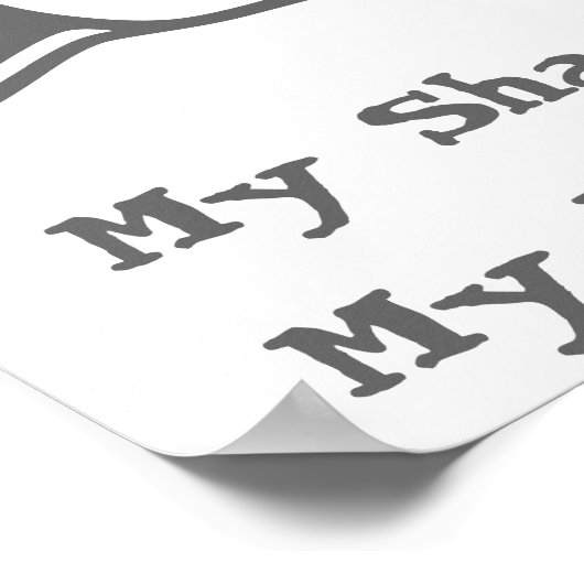 Poster My Shark Ate My Hausaufgaben (Ecke)