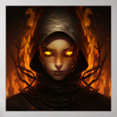 Poster Mysterious woman (Vorne)