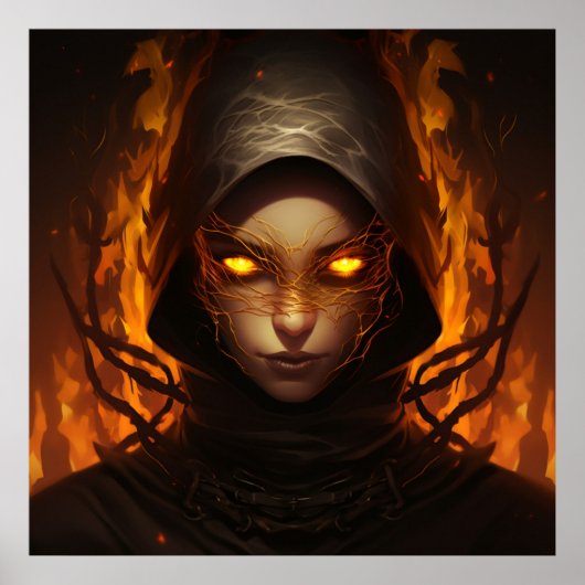 Poster Mysterious woman (Vorne)