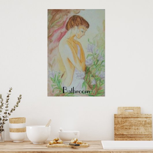 Poster nach dem Bad (Küche)